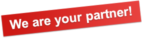 We are your partner!
